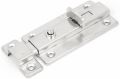 3 inch Stainless Steel Spring Loaded Automatic Door Latch ,2 Pack 3 Inch Door Latch Sliding Lock,Bar rel Bolt With Button,Suitable for Home,Hotel and Most Room Doors (Silver). 