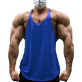 Plain Men's Cotton Gym Tank Tops Running Vests Y-Back Bodybuilding Sleeveless Shirt Muscle Workout Athletic Fitness Singlets.