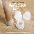 Pack of 4 Silicone Chair Leg Caps – Heavy Duty Furniture Feet Covers for Tables & Chairs – Anti-Slip Rubber Floor Protectors – Noise Reducing Gliders for Hardwood & Tile – Easy Move Sliders with Waterproof Design – Scratch Proof & Sturdy Floor Savers. 
