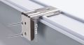 Zebra Blind Brackets / Clamps for Zebra Blind Top Rail / Day and Night Blinds, Used for Wall / Ceiling Mounting, Screws & Wall Plugs Included - 2 Pieces. 