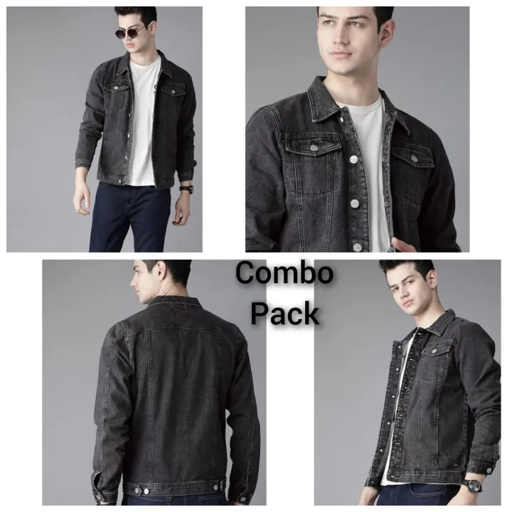 Men's%204picece%20Combo%20Pack%20Fashionable%20Denim%20Fabrics%20Jeans%20Jacket%20-%20Image%203