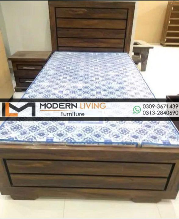Modern Single bed one side table Customized