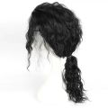 Anime Michael Jackson Cosplay Michael Cosplay Black Wig Michael Role Play Medium Long Curly Black Hair Wig Halloween Cos Wigs.