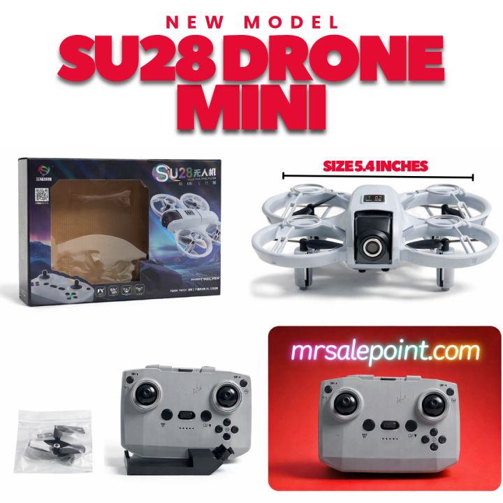 SU28 Mini Drone – 2026 New Model | Four Axis Gyro Flyer | Compact & Fun for Kids & Beginners | DJI New Copy Drone | High Quality Camera Drone
