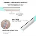 3 piece portable women tinkle eyebrow face razor trimmer shaper shaver Hair removal tool stainless steel. 