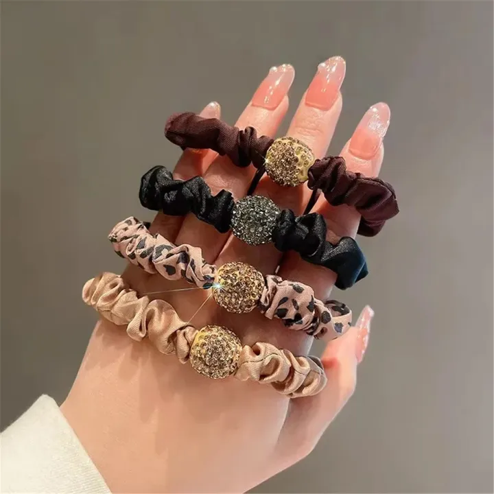 4/5/8Pcs%20Black%20Hair%20Band%20Accessories,%20Fashionable%20Hairbands%20For%20Daily%20Use%20Elegant%20Ponytail%20Holders%20Hair%20%20Bands%20-%20Image%205