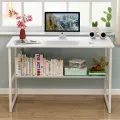 costway 2 Tier Computer Desk PC laptop Table Study writing Home Office workstation. 