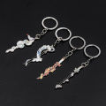 Anime Demon Slayer Sword Keychain Kimetsu no Yaiba Tomioka Giyuu Kochou Shinobu Weapon Cosplay Props Pendant Men Women Jewelry.