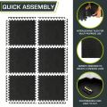 16Pcs Non-slip Waterproof Fitness Mat Shock-absorbing Floor Protection Splicing Exercise Mat Power Yoga Training Floor Tiles.