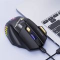Wireless Gaming Mouse USB IMICE GW-X7 3200DPI Dual Mode Rechargeable 7 Keys 2.4Ghz Silent Mouse Bluetooth 7-color Breathing LED. 