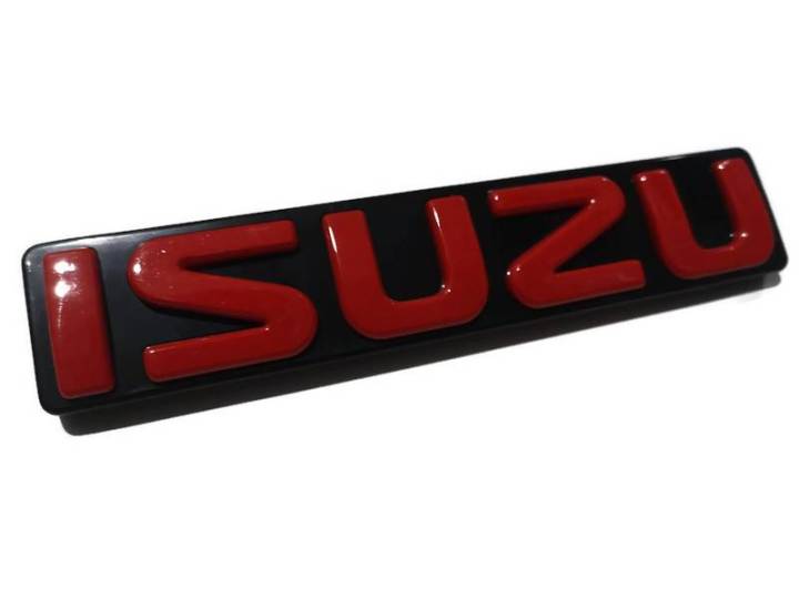 Logo%20red%20Isuzu%20DMAX%20logo%20grille%20red%202003-2011%20Good%20quality%20*%20Good%20job%20*%20**%20beautiful%20delivery%20**%20-%20Image%202