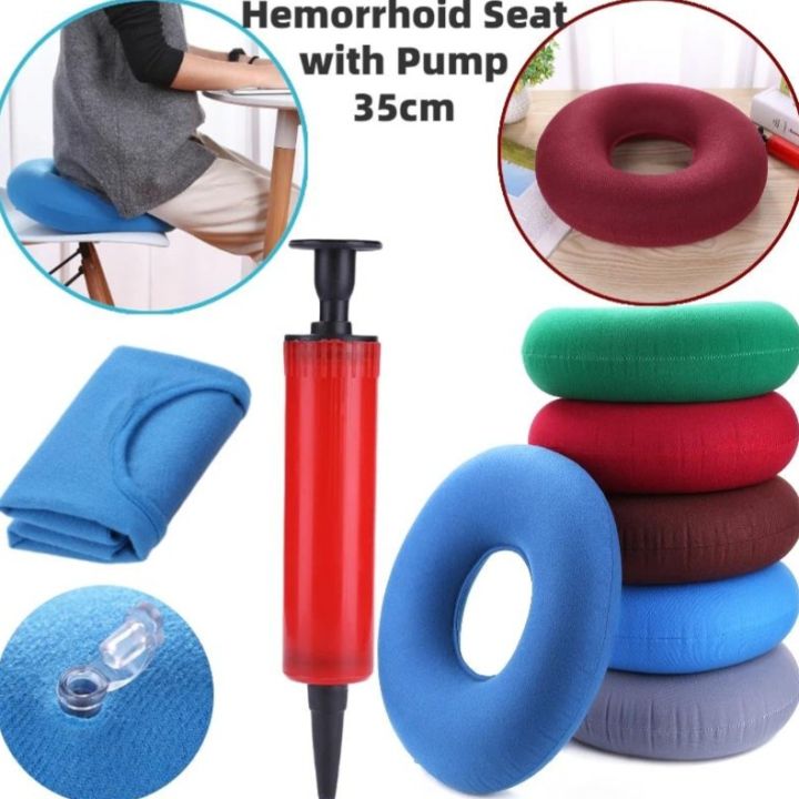 35cm%20Inflatable%20Ring%20Round%20Medical%20Seat%20Cushion%20Donut%20Air%20Pillow%20for%20Hemorrhoid%20-%20Image%202