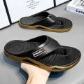 Flip-Flops For Men Breathable Comfortable Beach Sandals for Men Casual Shoes Flip-Flops Fashion Slippers for Outdoors. 
