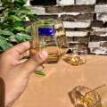 Delisoga 7 Pcs Glass Water Set, Premium Quality Glassware Water set in gift box 1pc of jug,and 6 pcs of glasses. 