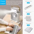 Portable Air Conditioner Fan Personal Cooler Desk Fan for Shop, Office, Kitchen, USB Powered Mini AC, Portable Humidifier Air Cooler Fan, Mini Cooler For Home With 3 Speed Mode. 
