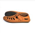Rainbow By Oasis - Stylish Roman Black Synthetic leather Covered Sandals For Mens. 