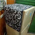 Fridge Covers Quilted Cotton 100% Waterproof , Dust Proof Top Cover with 4 Pocket Size 21x50 inches. 