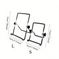 Portable Metal Foldable Adjustable Phone Tablet Stand, Desktop Holder Mount Adjustable Desk Support Flexible Phone Stand.