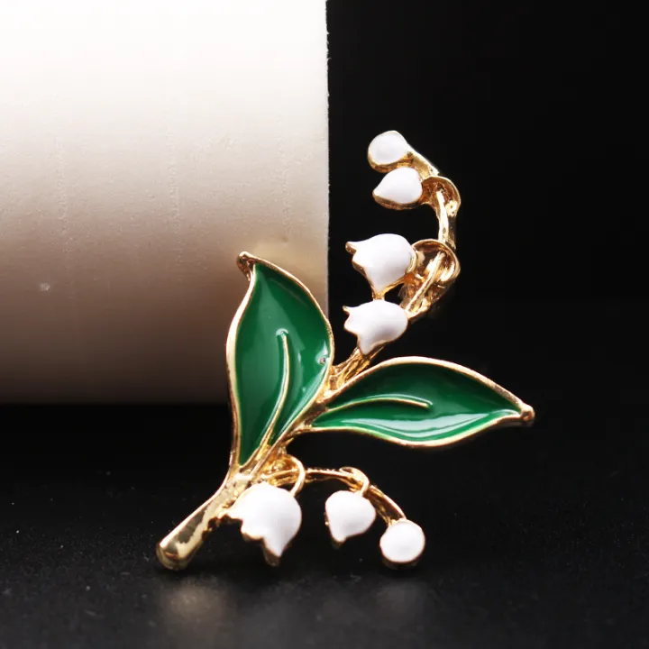Fashionable%20Pastoral%20Lily%20of%20The%20Valley%20Lily%20Brooch%20-%20Image%202