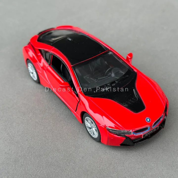 BMW%20i8%201:36%20Scale%20(Size%205%20inch)%20Diecast%20Model%20%5BRare%20Colors%5D%20-%20Kinsmart%20-%20Image%205