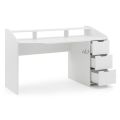White Wooden Gaming Desk studying , home office desk ,computer table  ,laptop table Gamer desk. 