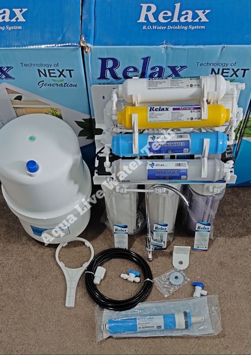 Relax 8 Stage Next generation 100 Gpd Ro Water System Plant