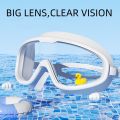 Swimming Goggles Big Frame Swimming Goggles Big Frame HD Wide View Anti-Fog UV Protection Swimming Goggles for Adults No Leaking. 