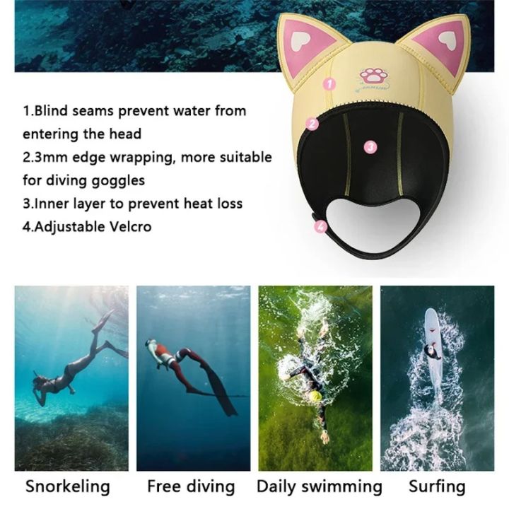 Cat%20Ears%20Diving%20Hood%203mm%20Neoprene%20Wetsuit%20Hood%20Cute%20Women%20Swim%20Cap%20for%20Surfing%20Snorkeling%20Water%20Sports%20Surf%20Diving%20Hat%20-%20Image%204