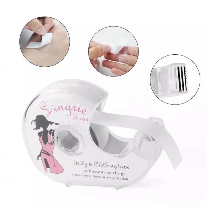Double%20Sided%20Body%20Tape%20Self-Adhesive%20Bra%20Clothes%20Dress%20Shirt%20Secret%20Lingerie%20Sticky%20With%20Dispenser%20Safe%20Accessories%20-%20Image%202