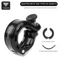 TOSUOD Bicycle Bell Waterproof Lightweight Mini Bike Bell Clear And Loud 90db Polyoxymethylene + Aluminum Material Cycling Bell. 