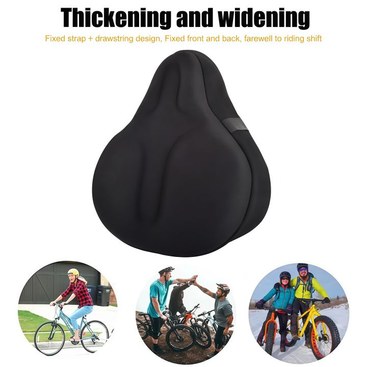 Universal%20Gel%20Bike%20Seat%20Cushion%20Cover,%20Comfortable%20Shockproof%20Bicycle%20Saddle%20for%20Electric%20Bike%20Road%20MTB%20Cycling%20-%20Image%203
