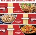 3 in 1 Pasta Attachment for Kitchenaid Stand Mixer, All Metal Pasta Maker Kitchenaid Attachment, Pasta Sheet Roller, Spaghetti. 