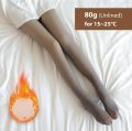 Winter warm tights pantyhose women fleece socks high waist thermal Stocking insulated. 