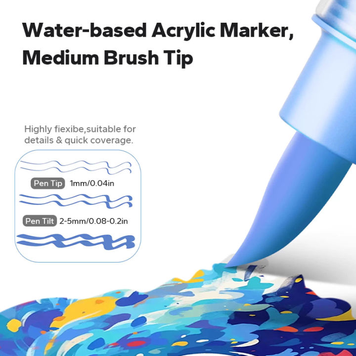 Acrylic%20Brush%20Markers%20Set%20with%20Portable%20Case,%20Liquid%20Ink%20Art%20Acrylic%20Paint%20Markers%20Set%20for%20Art%20and%20DIY%20Craft%20-%20Image%202