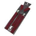 Solid Color Unisex Suspenders Clip-on Buckle Men Straps Adjustable Elastic Y-Back Braces For Wedding Suit Skirt Accessories Gift. 