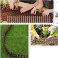 1PC Mini Wooden Fence Miniature Fence For Fairy Garden Micro Landscape Flower Pots Accessories Ornaments For Home Room Garden. 