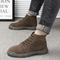 🔥Spot products🔥Fashion men Martin boots outdoor ankle boots men work shoes durable. 