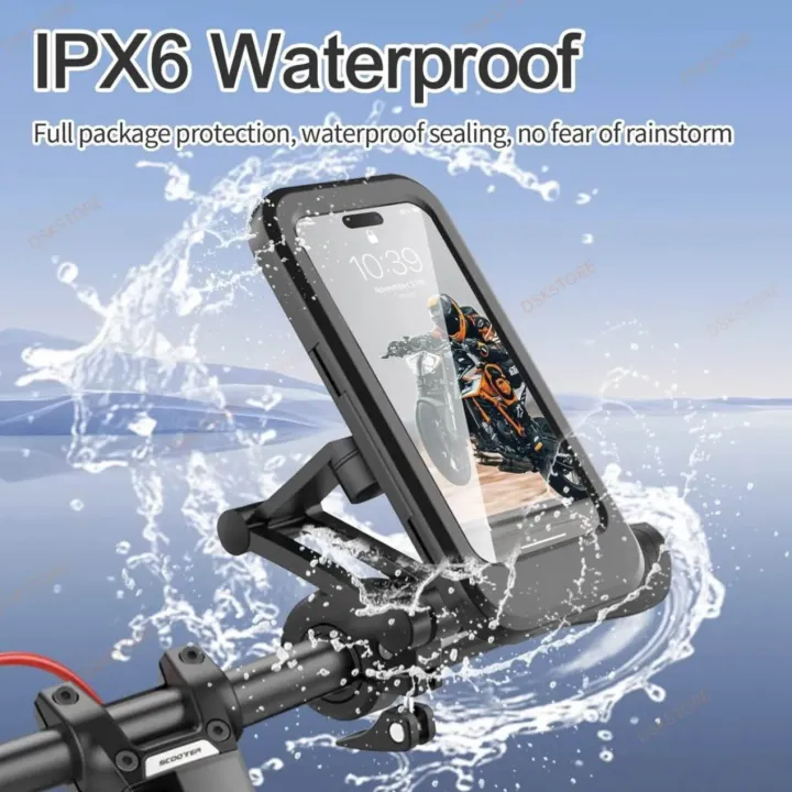 360%20Rotation%20Universal%20Waterproof%20Motorcycle%20Bike%20Phone%20Holder%20For%20Samsung%20iPhone%20Bike%20Holder%20Adjustable%20Full%20Protective%20Case%20Cover%20Phone%20Holder%20PT%20-%20Image%203