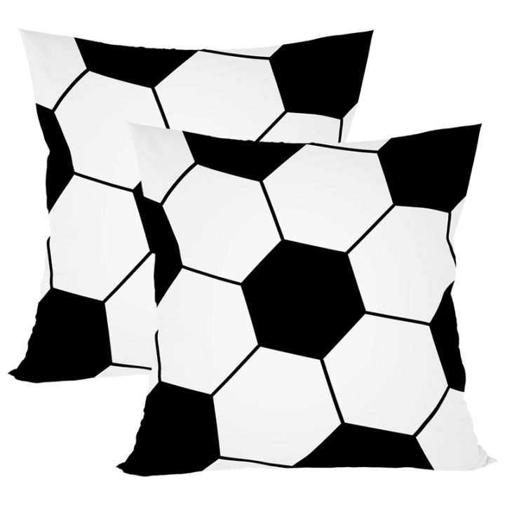 1pc Soccer Football Throw Pillow Case Pillow Cover for Home Sofa Bedroom Room Decor Sports Football Theme Birthday Party Decor