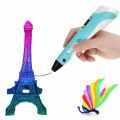 3D Printer Pen - 3D Art Printing Printer Pens For Kids Learning - 3D Glue Gun Pen PLA Including Some Color PLA Filament - Portable 3D Printer Machine .... 