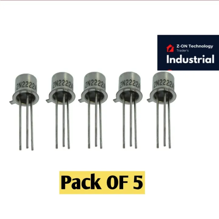 2N2222A TRANSISTOR NPN Bipolar Transistor Metal Package QTY 05 | Daraz.pk