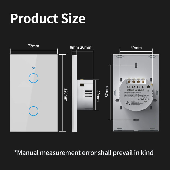 TNCE%20Tuya%20US%20WiFi%20or%20Zigbee%20Smart%20Wall%20Switch%201/2/3/4%20Gang%20Wire%20Touch%20Sensor%20LED%20Light%20Switches%20Smart%20Home%20Alexa%20%20Home%20-%20Image%205
