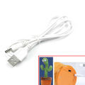 USB Power Supply Cable For Dancing Cactus Toys Charging Replacement Cord Micro Charger. 