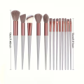 13 Pcs Makeup Brush Set with Soft Hair, Professional Cosmetic Brushes for Loose Powder, Eyeshadow, Foundation & Face Makeup, Beauty Makeup Tools Kit for Women, Smooth Blending Brushes Set for Daily & Professional Use. 