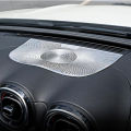 Car Horn Cover Door Horn Protective Cover A-pillar tweeter Horn Cover Stainless Steel For Mercedes Benz C Class W206 2022-2025. 