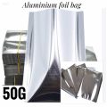 50Pcs Aluminum Foil Mylar Bags Vacuum Sealer Food Storage Sealing Package Pouch 68*88MM. 