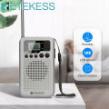 Retekess TR106 Mini Radios Portable Radio AM FM Battery Operated Pocket Radio Speaker Stereo LCD Display Headphone Jack Clock. 