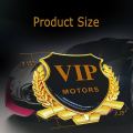 Car Sticker VIP Motors Emblem Badge Decal.