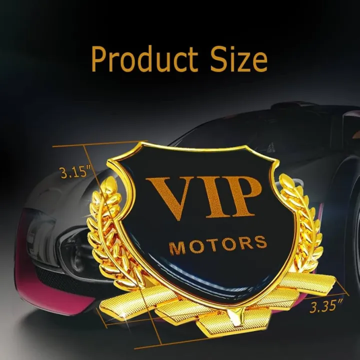 Car%20Sticker%20VIP%20Motors%20Emblem%20Badge%20Decal%20-%20Image%203