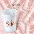 Bachelorette Party Team Bride Plastic Drinking Cups Bridal Shower Gift Bride to Be Hen Party Supplies Wedding Decorations. 